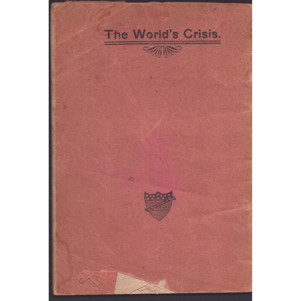 Antique 1901 The World's Crisis A. R. Heath Second Edition Pamphlet Booklet - Picture 2 of 3